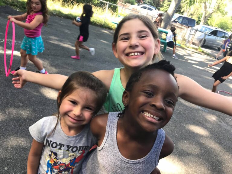 group of young girls